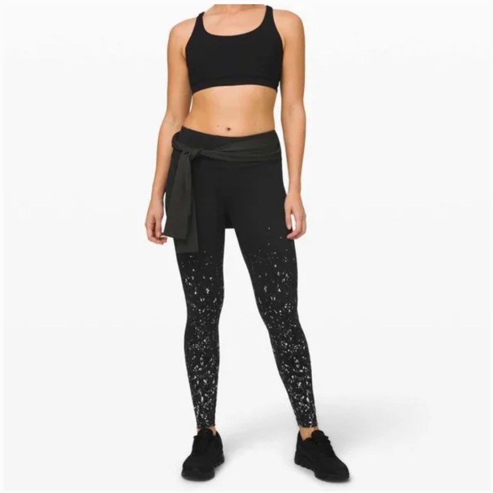 Lululemon Speed Wunder Legging Foil Speckle Edition Size 4